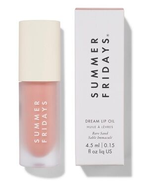 Summer Fridays Dream Lip Oil in Bare Sand Sheer Natural Cool Beige Hydration